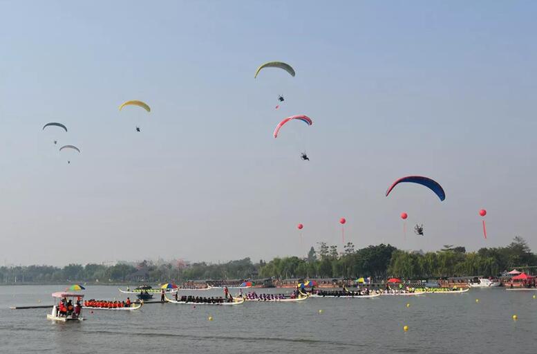 智璟智能人臉識別無人機(jī)守護(hù)“穗莞杯”龍舟賽！